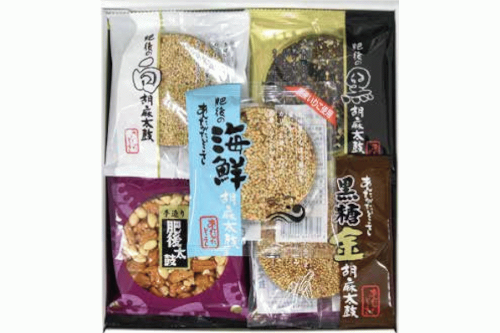 通販販売ネット限定　肥後太鼓+4種胡麻太鼓